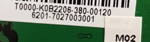 Main Aoc / 6201-7027003001 / 2202546301p / Modelo Lc27h060 (Usado)