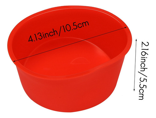Molde De Silicona For Pasteles De 10 Piezas, Molde Redondo