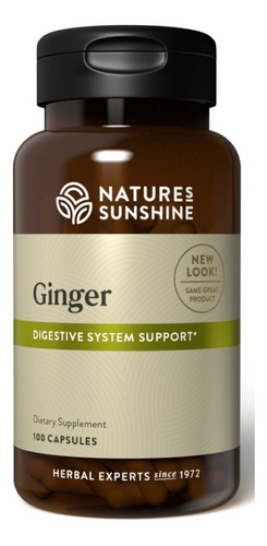 Natures Sunshine Ginger 100 Cap - - Unidad a $2221