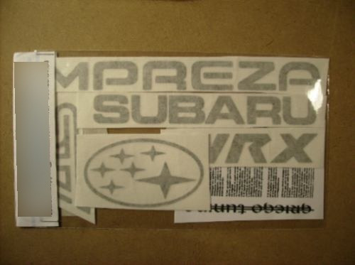 Tun Adhesivos En Vinilo  Subaru Impreza Wrx  5 Piezas