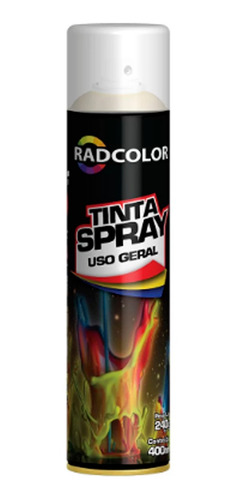 Tinta Spray Verniz Acrílico Fosco 400ml/240g Radcolor-rc2126