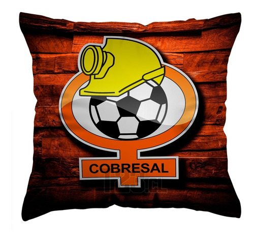 Cojín Deportes Cobresal - Albinaranja