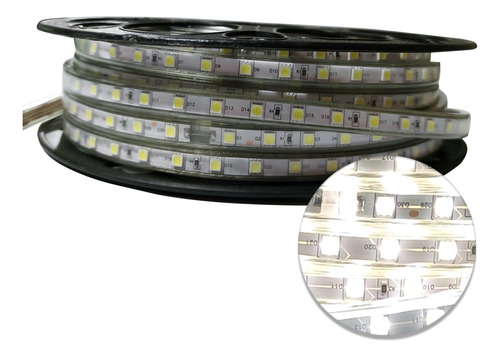 Manguera Led 5050 Rollo 25m Ip65 Exterior Color A Elegir