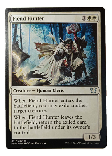 Carta Magic Fiend Hunter [blessed V Cursed] Mtg Human Cleric