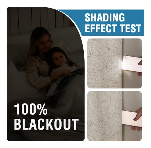 H.versailtex Cortinas Opacas 100% De Lino De Piedra Para Dor