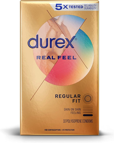 Imagen 1 de 4 de Preservativos Sin Látex Durex 10 Unidades