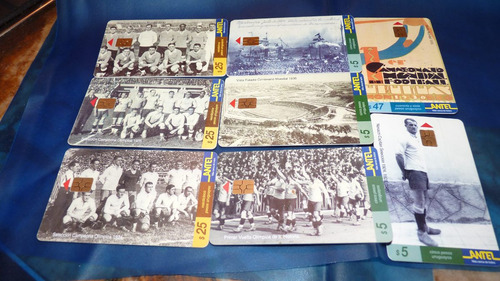 Lote De Tajetas Uruguay Mundial 1930