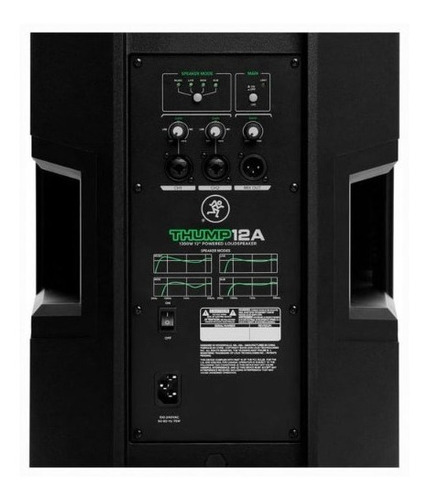 Imagen 2 de 3 de Parlante Mackie Thump12a Bafle Activo Portátil Negro 220v