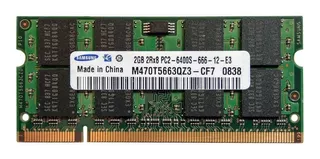 Memoria Ram Ddr2 2gb 800mhz Sodimm Nuevas Samsung - Notebook