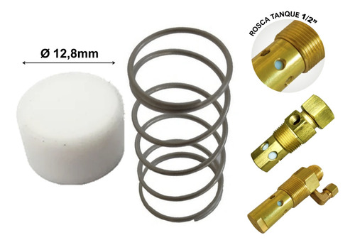 Reparo Válvula Retenção 1/2 Compressor Msv Pressure Motomil