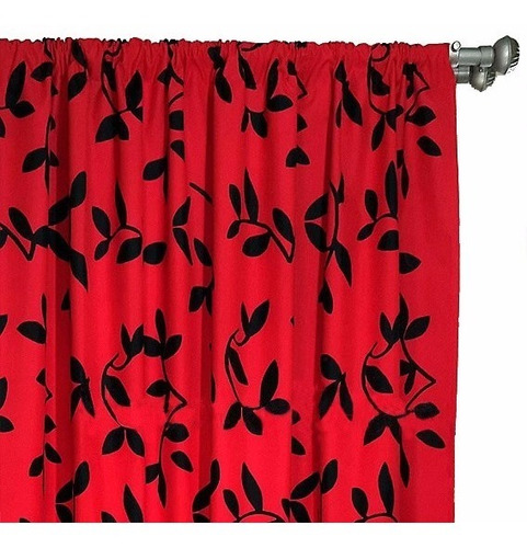 Cortinas Dobles Blackout Estampado + Voile De Hilo 225 Alto