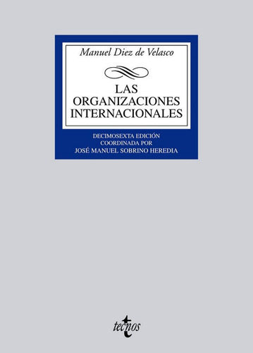 Organizaciones Internacionales,las - Diez De Velasco Vall...