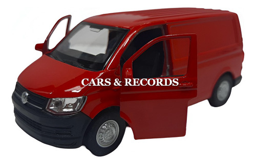 Volkswagen Vw T6 Van Transporter Nuevo Sin Caja R Welly 1/32 Rojo