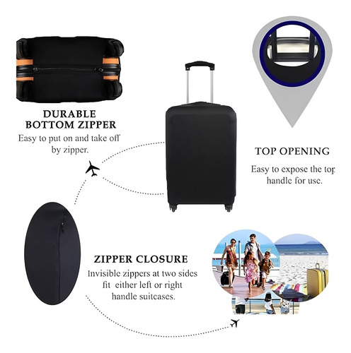 Fundas Para Maleta De Protector Elasticidad De Alta Calidad