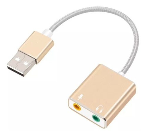 Adaptador De Sonido Usb Audio 7.1