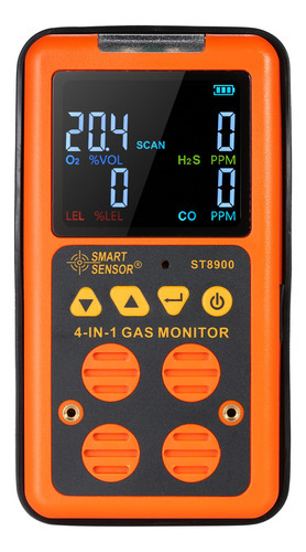 Detector De Gas Con Sensor Inteligente | Hs.co Digital Mano