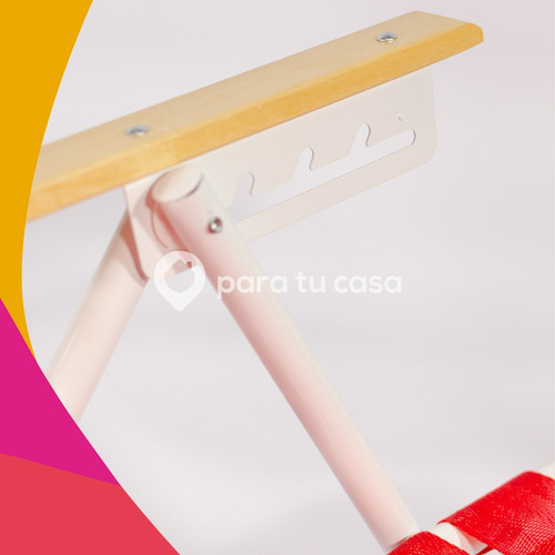 Set X2 Reposeras 4 Pos Cinta Caño Pintado 7/8 Reforzado Ct