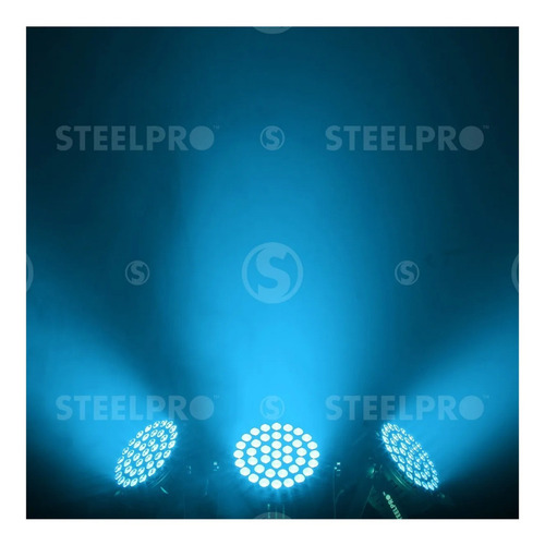 Imagen 7 de 9 de Steelpro - Cañon Par Led 40 X 3 Watts - Rgb 3 En 1 - 403-mpr