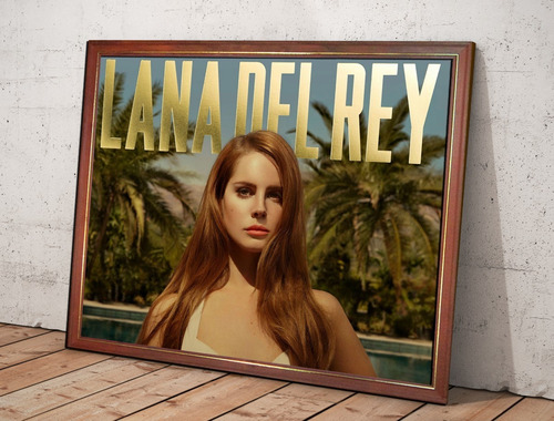 Lana Del Rey Poster Enmarcado Listo Para Colgar Cuadro