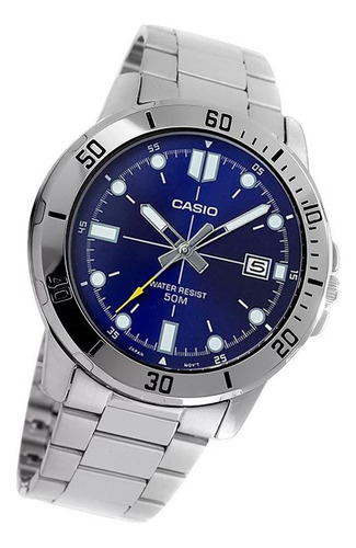 Reloj Casio Mtpvd01d-2e Hombre Metal Somos Tienda 