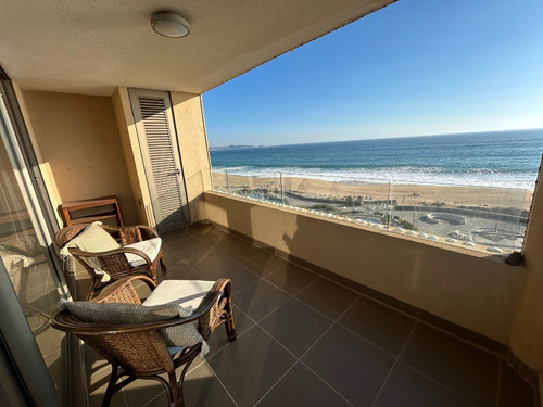 Vende Departamento 3 Dorm. 2 Baños, Primera Linea De Playa.