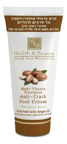  Creme Anti-rachaduras Para Os Pés Mar Morto Argan 180ml