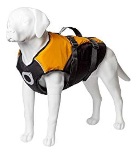 Stunt Puppy Float Chaleco Salvavidas Para Perros, Mango, L