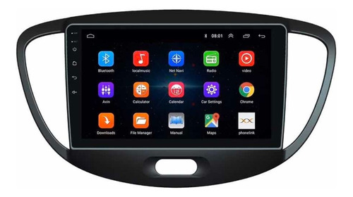 Navegación Pantalla Android Gps Wifi Carplay Hyundai I10