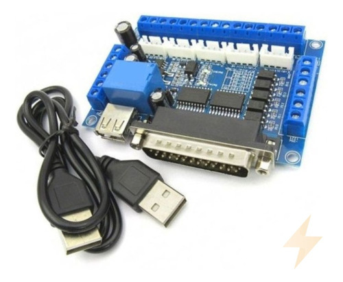 Cnc Mach 3 Controlador Interfaz  De 5 Ejes Con Cable Usb