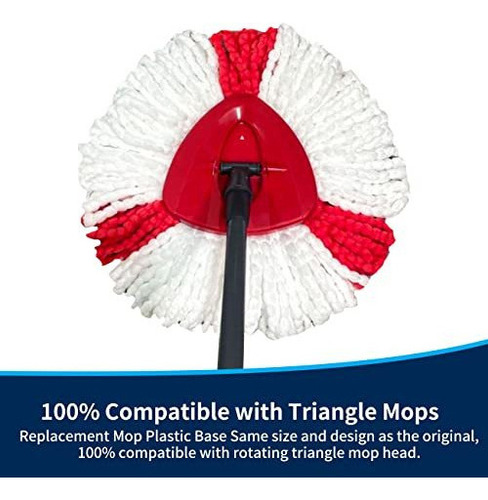 Compatible Lote De 2 Recambio Bases For Mopas Vileda/ocedar