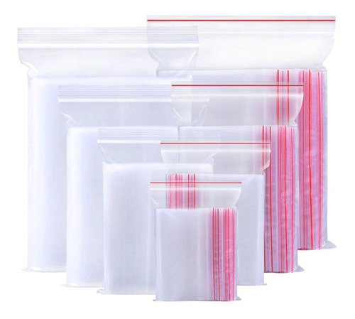 Bolsa Cierre Hermetico Cremallera 5x8 Cms 1000 Unds