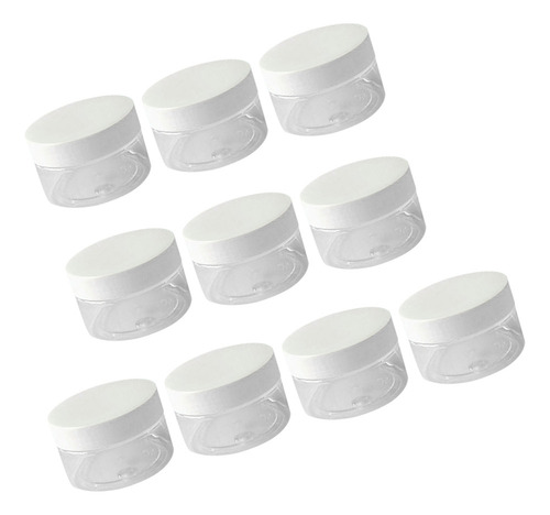 Frascos De Plástico Transparente De Boca Ancha De 100 Ml Con