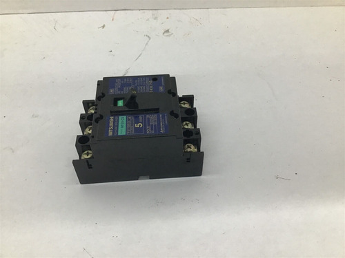 Mitsubishi Nf30-cs No Fuse Breaker 5 Amp 3p 500vac 50-60 Dda