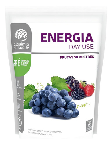 Energia Day Use Frutas Silvestres Alquimia Da Saúde 350g