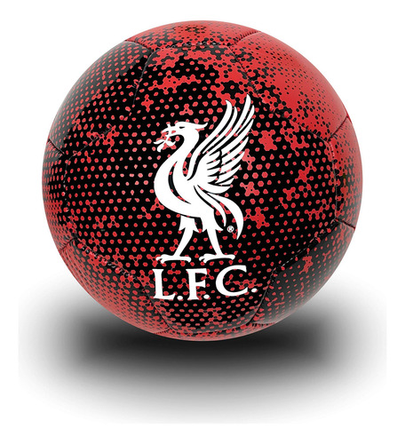 Icon Sports Liverpool Fc - Balón De Fútbol, Tamaño 5, Co. Color Negro