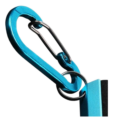 2 Creek Rod Clip Con Llavero Soporte Para Caña De Pescar