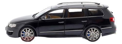 Miniatura Carro Vw Passat R36 Variant 2009 Preto 1:18 Nzg Preto