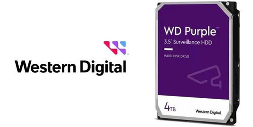 Disco Duro Hdd Western Digital Purple 4tb  Para Vigilancia