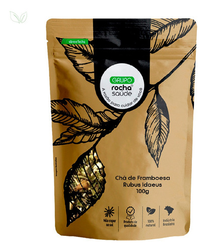 Chá De Folha De Framboesa Chá 100% Natural Premium 100g