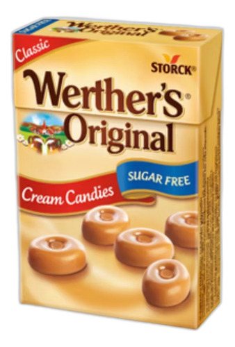 Bala Caramelo Werthers Original Sugar Free Zuckerfrei 42g