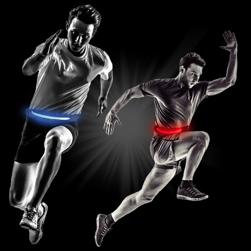 Cangurera Deportiva Led Glow Nait - Recargable - Rosa