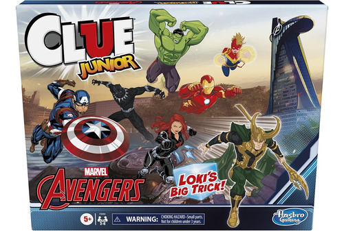 Hasbro Gaming Clue Junior: Marvel Avengers Edition Juego De
