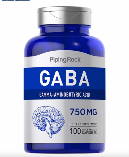 Gaba 750 Mg X 100 Cápsulas - Piping Rock