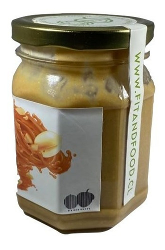 Imagen 2 de 6 de Mantequilla De Mani 100% Natural 300 Gr . Fit And Food