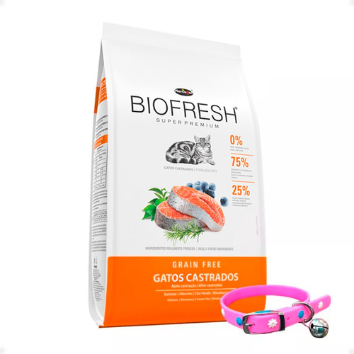 Alimento Gato Castrado Biofresh Adulto 7.5kg + Regalos