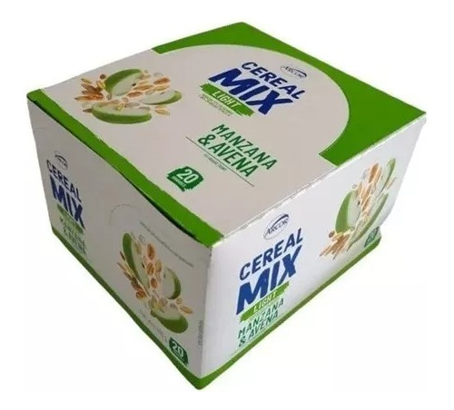 Barras Cereal Mix Manzana Y Avena Light X 20u 