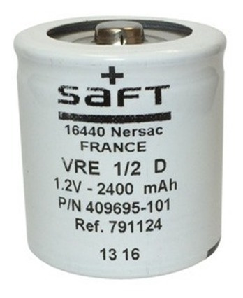 Bateria Vre 1/2d 2400mah Ni-cd Saft