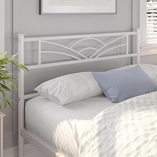 Base De Cama Individual Blanco Yaheetech Nubes/