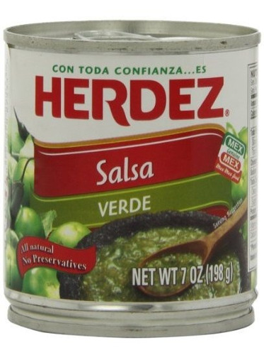 Herdez Verde Salsa Verde, Latas De 7 Onzas (pack De 12).