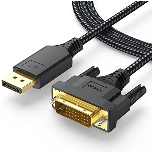 Dteedck Cable Displayport A Dvi De 6 Pies, Dp Display Port A